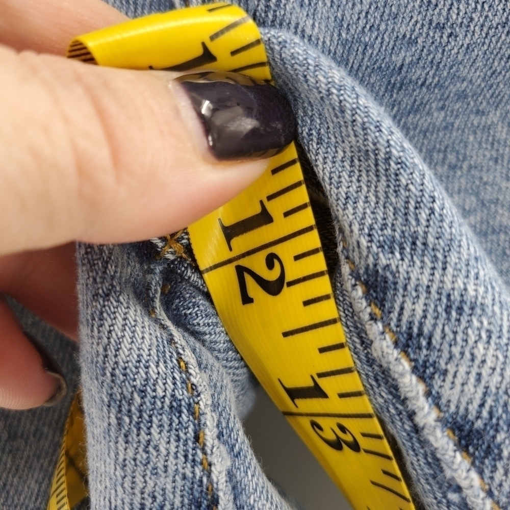 Forever 21 high waist button fly cotton distressed jeans 30 - Picture 12 of 16